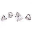 5x New Stainless Steel Funnel Filler for All Kind of Hip Flasks Whiskey Wine. JR