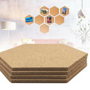 4Pcs Cork Board Wall Message Decoration Photo Background Home Wood Self