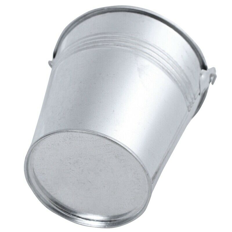Mini Metal Bucket Set Of 6-10.5x8x12cm P8S3
