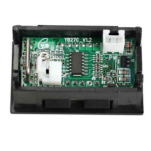 Digital DC Ammeter 10A Green LED Panel Amp Meter Digital Electricity Meter A