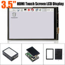 3.5" HDMI Touch Screen LCD Display Monitor + ABS Case for Raspberry Pi 3B+/3B/2B