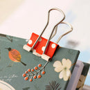 20 Pcs/Box Lovable Small Fresh Color Long Tail Clip Printed Long Tail Clip