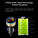 QC3.0+PD USB Dual Ports Car Lighter Charger Digital LED Voltmeter