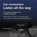 Wireless Bluetooth Receiver 3.5mm AUX Audio Stereo Music Home Car Adapter Ki Bj