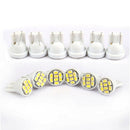 50pcs T10 8 SMD LED White Light Car Light Lamp Bulb
