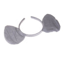 3Pce/set Elephant Animal Zoo Headband Ears Bow Tail Fancy Dress For Kids Gift Gw