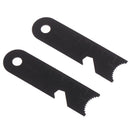 2PC Magnesium Flint Scraper Stone Fire Starter Lighter Outdoor Survival CampA3C