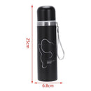 Coffee Boy 500Ml Thermo Bottle Cute Bear Student 304 Stainless Steel Vacuum