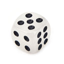 4PCS 14mm Fillet Black Pips Luminous Dice 6 Side For Boardgame Night Bar KTV LJ