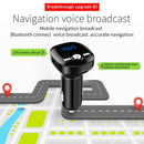 Car Bluetooth 4.2 Wireless Handsfree FM Transmitter MP3 Player USB Charger Kit