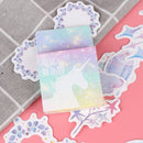 46Pcs/Bag Decorative Stickers Adhesive Stickers DIY Stationery Stickers Decor