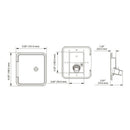 Universal Controllable White Gravity Water Hatch/Water Intake Fill Dish Loc Z1O7