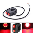 7/8'' 22mm Motorcycle Bike Handlebar On Off Button Head Spot Fog Light Swi-D Gw