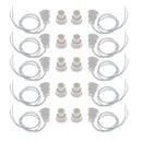 Corded Recessed Magnetic Window/Door Contacts Security Alarm Switch Reed 10-Set