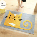 Cartoon Rabbit Thick Non-slip Water Absorbent Door Mats Carpet Floor Pad