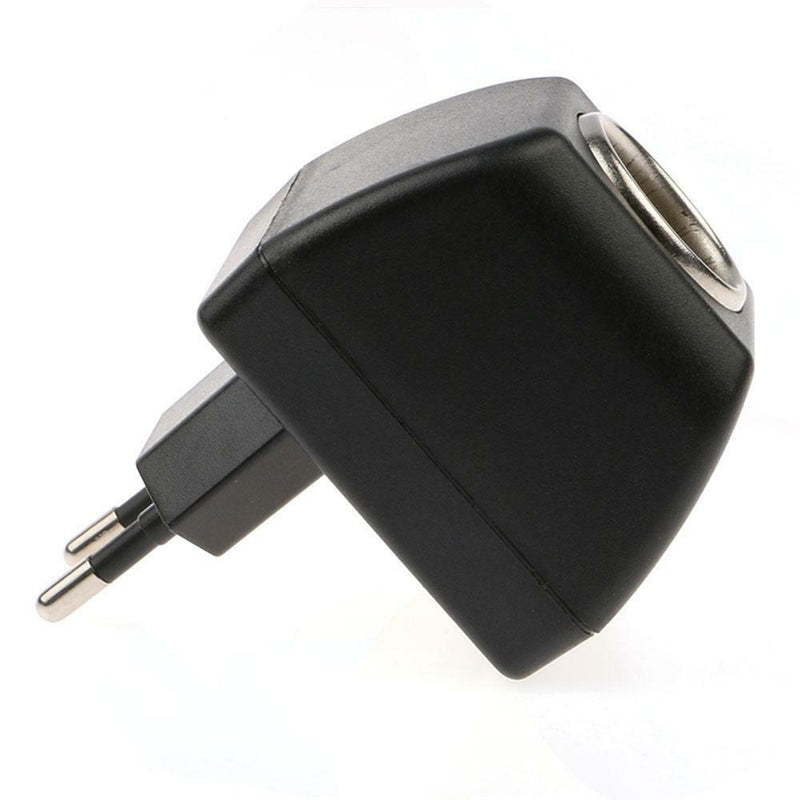 AC to DC Power Adapter Converter Car Cigarette Lighter Socket Charger For EU New