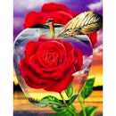 5D DIY Full Drill Diamond Painting Rose Embroidery Mosaic Craft Kits Decor
