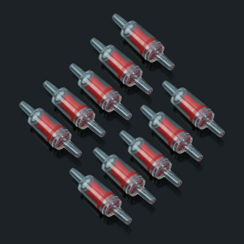 10 Pcs Plastic-Non-Return One Way Check Valve for Aquarium Co2 System Air Pump