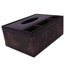 Rectangular Remote Control Tissue Box Ultifunction PU Leather Pen Pencil Re