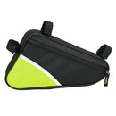 Bicycle Bag MTB Road Bike Front Tube Frame Pouch Cycling Equipment (Yellow)