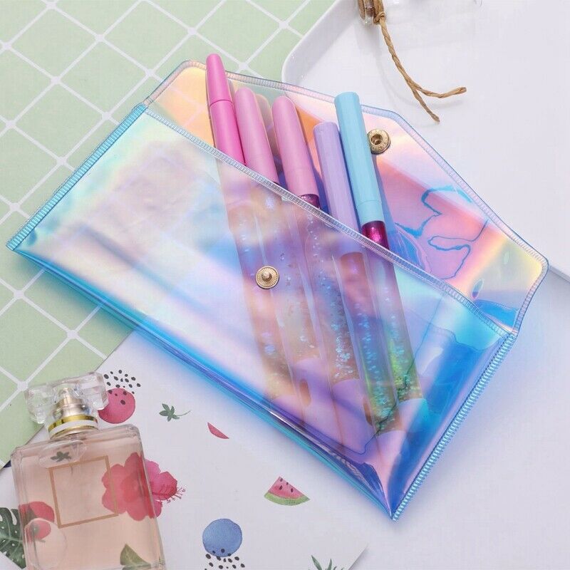 Newest Pencil Case School Supplies Pencil Bag Transparent Pencil Case Stude F8P1