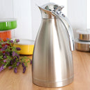 Double Wall Stainless Steel Vacuum Insulation water bottle Coffee Silvery