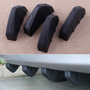 4x Bumper Diffuser Molding Cover Point Garnish Trim Anti-Crash Shark Fin Protect