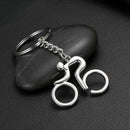 Sport Metal Bicycle Bike Cycling Riding Keychain Keyring Keyfob Key Chain Ring J