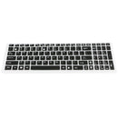 2pcs Foldable Keyboard Cover Keypad Skin Fit for ASUS Laptop Pink & Black