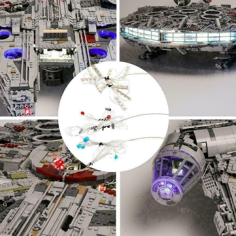 For LEGO 75192 Lighting LED Light kit for LEGO My Bricks New B3L4 H9O1 R6C5