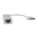 1Pcs White USB Ethernet LAN Adapter USB 2.0 high speed Interface USB JIE