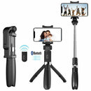 Portable Lightweight Selfie Stick, Bluetooth Selfie Stick Tripod with Remov E2M9
