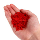 200Pcs/set 3cm Smell Red Bionic Worm Lures Soft Baits Carp Fishing Tackle Wobber