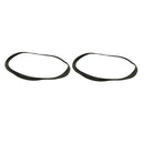 2x Salon Chair Hydraulic Base Equipment Floor Protective Rubber Ring Gaskets