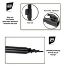 Aluminum Bank Stick for Buzz Bar Bite Alarm Rod Rest Carp Fishing Accessories