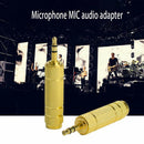 3.5mm Male to 6.5mm Female Stereo Mic Audio Headphone Jack Adapter Converter_kz