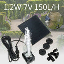 Solar Fountain Water Pump Panel Garden Pond Pool Submersible Watering Kit L3M2