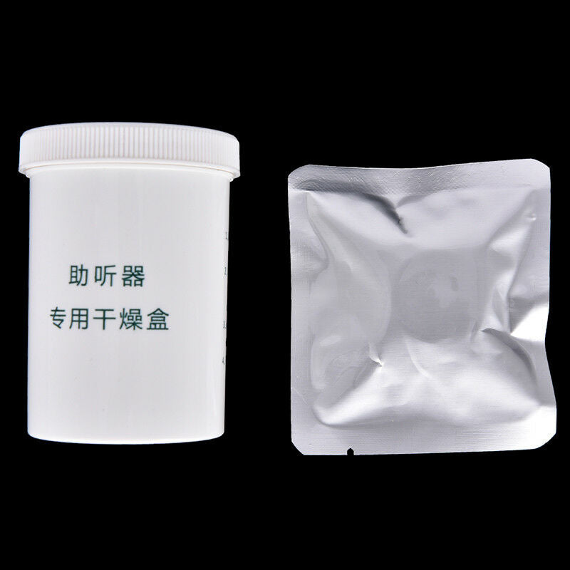 1 Kit Hearing Aid Drying Kit Drying Box+ Drying Agent Hearing Assistance 3C