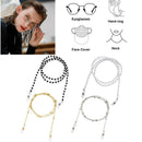 4x Metal Acrylic Beads Eyeglasses Chains Retainer Chain Around Neck 4 Styles