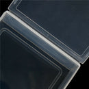Mini Jewelry organizer Transparent Plastic Name Card Storage Box Case LJ