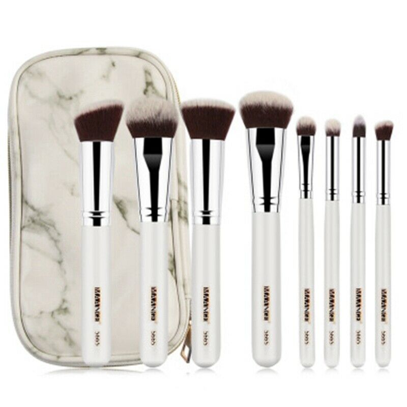 Maange Makeup Brushes Premium Luxury 8 Piece Makeup Brush Set P9N7