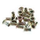 20 Pieces Steel Rivet Nut Rivet Insert M4 x 11 mm x 6 mm O4R7