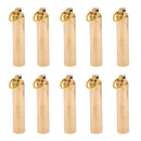10pcs Portable Waterproof Brass Polished Pill Box Case Container Brass Capsule