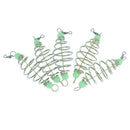 5Pcs Fishing Bait Spring Lure Inline Hanging Tackle Stainless Steel Feeder FT