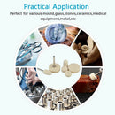 123Pcs Wool Felt Polishing Pad Felt Mounted Mandrel Set Grinding Head Buffi X5F5