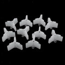 10pcs Fishing Treble Hooks Cover Protector Case Plastic Cap Tackle