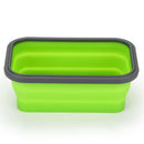 4Pcs Set Foldable Silicone Food Lunch Box Fruit Salad Storage Food Box Cont L2P7