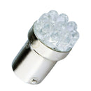 2 Pcs 1156 9 LED Car Lighting Bulb White Signal Turn Brake Stop Light 12 Volt