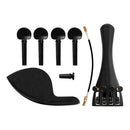 Violin Tailpiece Chinrest Endpin Pegs Violin DIY Parts Accessories  1:2