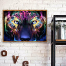 5D DIY Full Drill Diamond Painting Cross Stitch Embroidery Kit (Tiger04)